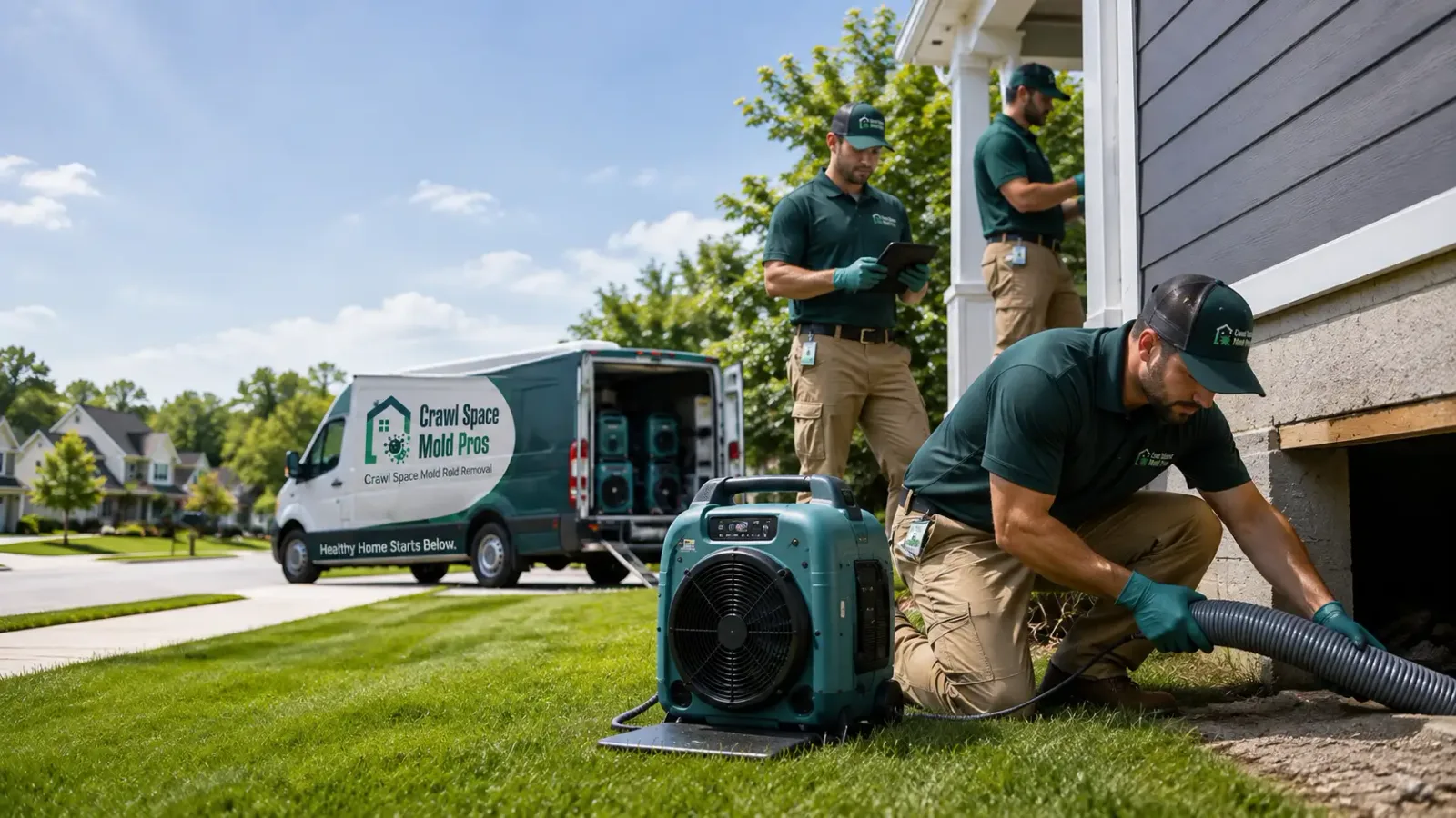 Crawl Space Mold Removal in Harper, OR